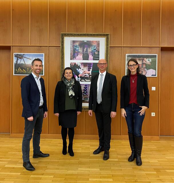 Vorsitzender-Stellvertreter Philip Borckenstein-Quirini, Vorsitzende Sonja Skalnik, Geschäftsführer Christian Contola und Finanreferentin Veronika Kollmanitsch (v.l.) nach der Wahl. | Foto: TV Thermen- und Vulkanland