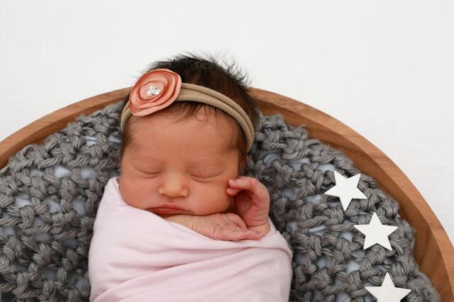 Lia-Eliza
Geburt: 22. November
48 cm, 2.810 g
Jana-Sabrina Sabathy und Andreas Prutsch-Grager aus Leibnitz | Foto: Baby Smile