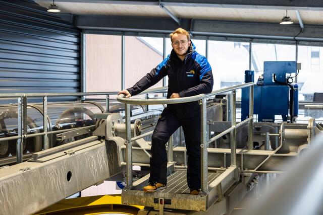 Mathias Moosleitner jun. freut sich auf die Eröffnung des neuen Lifts. | Foto: BBF/Christian Schartner