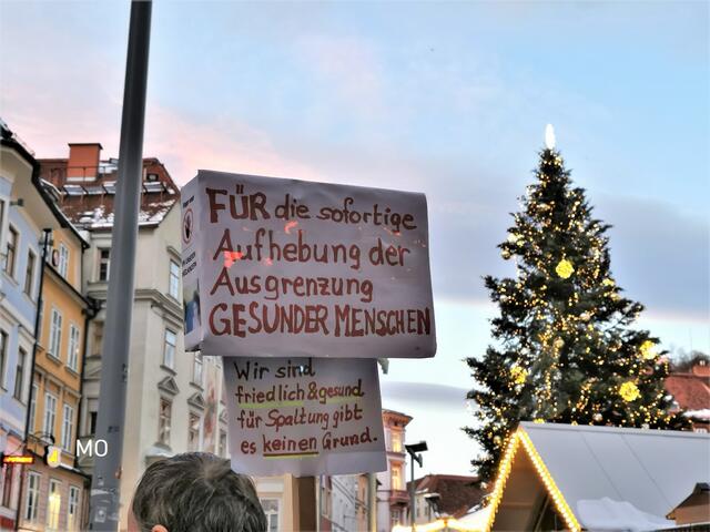 Demo der Impfgegner, Graz