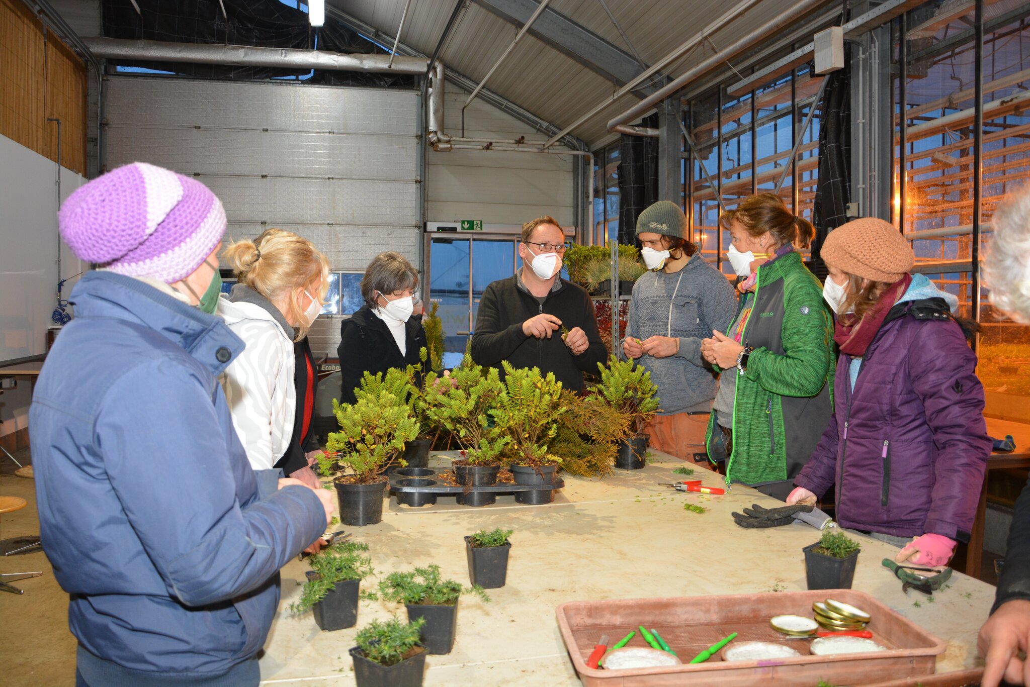 Gartenbauschule Großwilfersdorf Gärtner sind auch im Winter im Einsatz