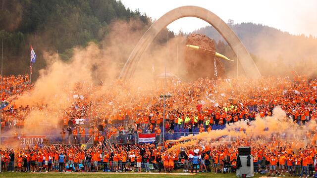 Die holländischen Fans bei der Formel 1 am Red Bull Ring. | Foto: Red Bull Content Pool