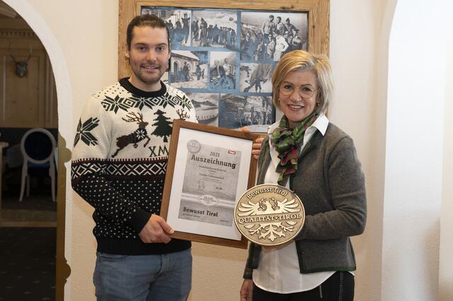 Das Hotel Belavita in Mathon (Marco und Brigitte Zangerl) ist eines der Unternehmen, welches heuer das erste Mal von "Bewusst Tirol" prämiert wurde. | Foto: Hotel Belavita