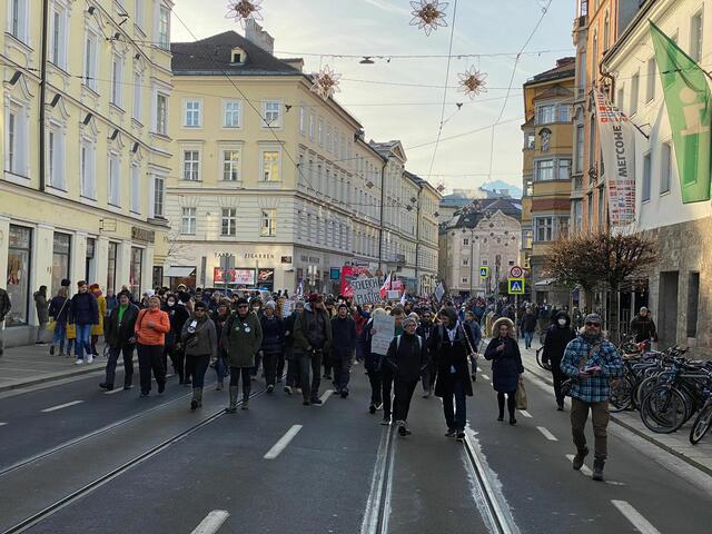 Einmal die Museumstraße rauf. | Foto: zeitungsfoto.at