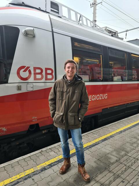 Matthias Schroll sieht Positives beim neuen Fahrplan. | Foto: Grüne