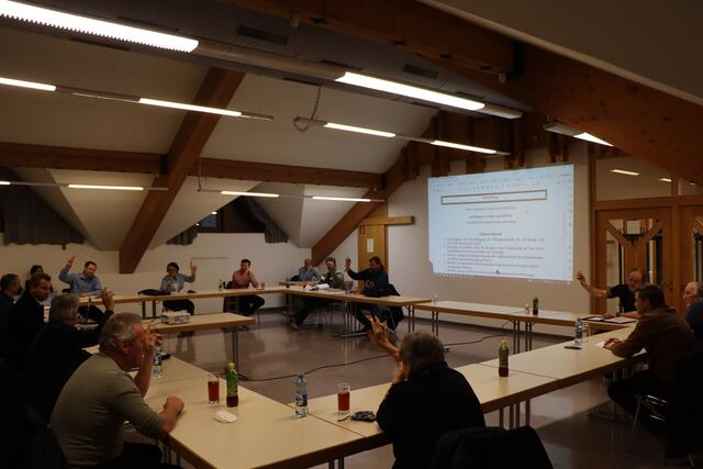 Der Zammer Gemeinderat beschloss den Voranschlag 2022 einstimmig. | Foto: Othmar Kolp