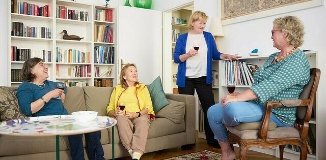 Bei der WG Melange gibt es Gemeinschaftsräume für alle. | Foto: Johannes Hloch