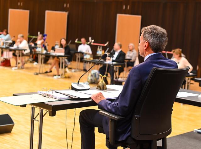 Die Budgetgemeinderatssitzung wird nach einer Woche Unterbrechung fortgesetzt. | Foto: zeitungsfoto.at