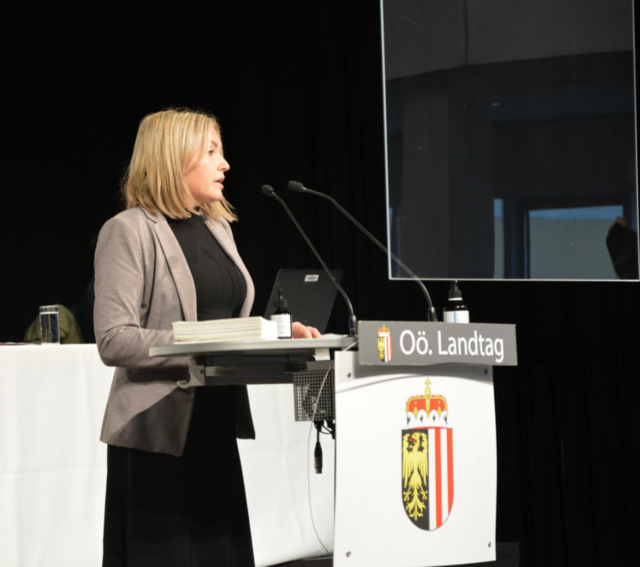 Die Eferdinger Landtagsabgeordnete Astrid Zehetmair (VP). | Foto: ÖVP