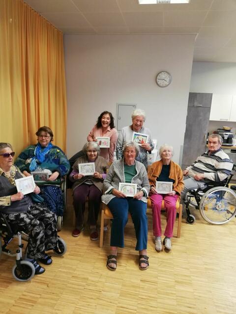 Die Bewohner des Sonnenhof Lenaupark zeigen ihre Werke. | Foto: Sonnenhof Lenaupark