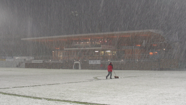 Der Winter hat die heimischen Stadien – wie in der Christof Industries Arena in Bad Aussee – fest im Griff. | Foto: Gerald Marl