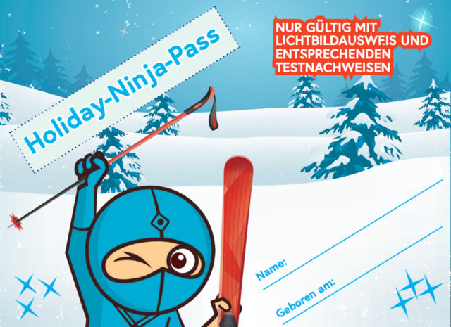Der Ninja-Pass wird erweitert und heißt jetzt Holiday-Ninja-Pass. | Foto: BB Archiv
