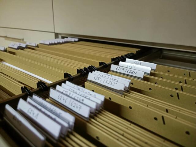 Neues Notenarchiv mit neuem Nummernsystem in Bärnbach. Über 1200 Musikstücke wurden gesichtet und archiviert | Foto: Glasfabriks- und Stadtkapelle Bärnbach