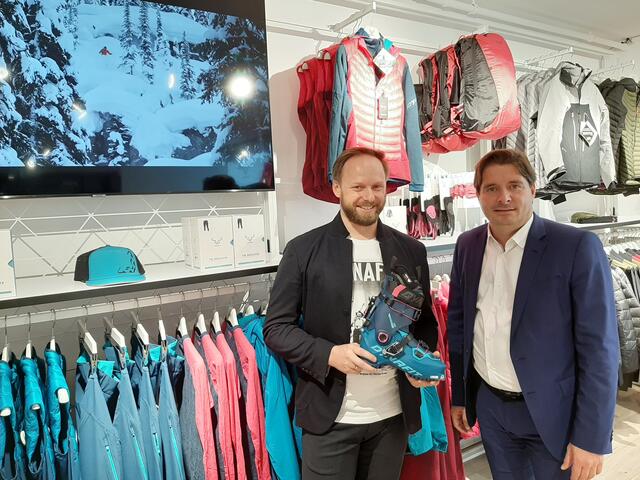 Patrick Unterberger und WK-Obmann Peter Seiwald. | Foto: WK Kitzbühel