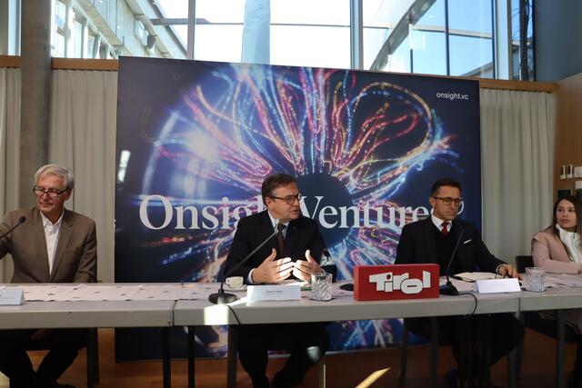 Pressekonferenz der Lebensraum Tirol Holding: Neuer Risikokapitalfonds für High-Tech Startups | Foto: Ricarda Stengg