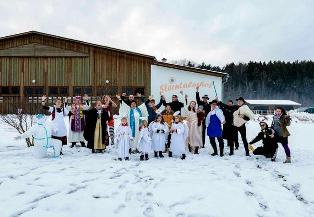 Ein Krippenspiel als Film gibt es am 24. Dezember via Youtube zu sehen. | Foto: Sterntalerhof/Stefan Zweiauer