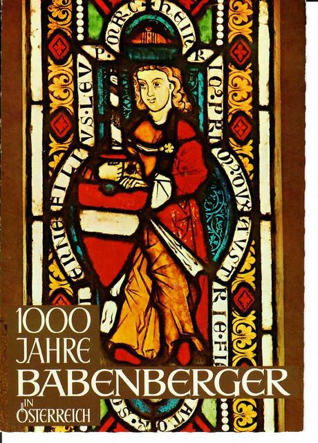 1000 Jahre Babenberger in Österreich. Herzog Heinrich II.; Glasfenster 13. Jh., Brunnenhaus Stift Heiligenkreuz | Foto: Archiv Stift Lilienfeld