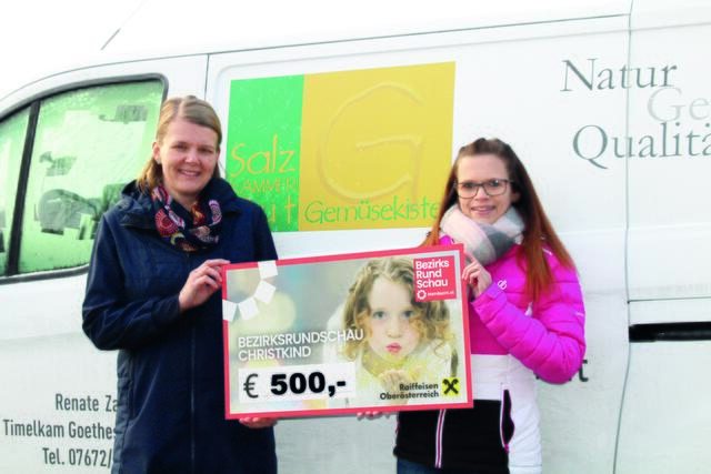 Nicole Harringer (Gemüsekiste), LInda Schneider (BezirksRundSchau) (v.l.) | Foto: BRS