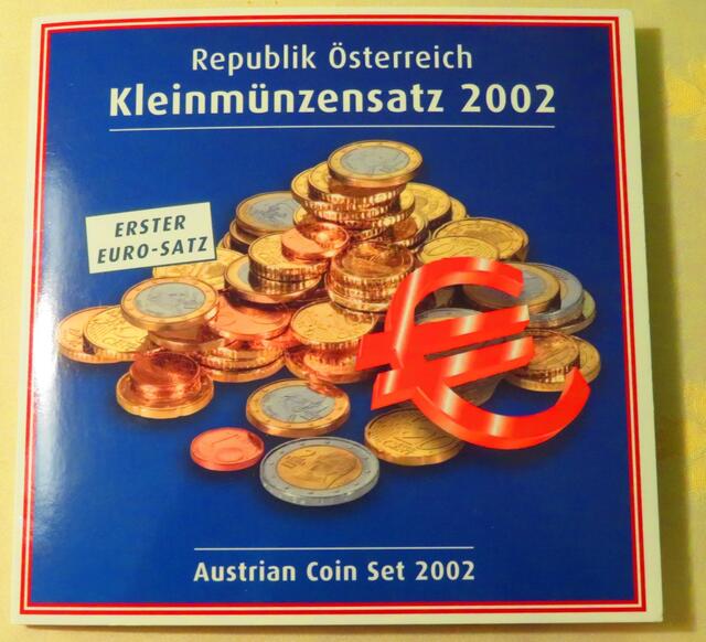 Der erste Euro Münzsatz.