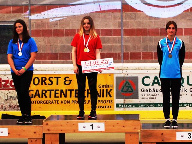 Silber U-16 Ziel Melanie Leiter