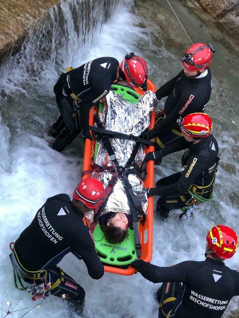 Einsatzübung in Mühlbach am Hochkönig | Foto: Wasserrettung