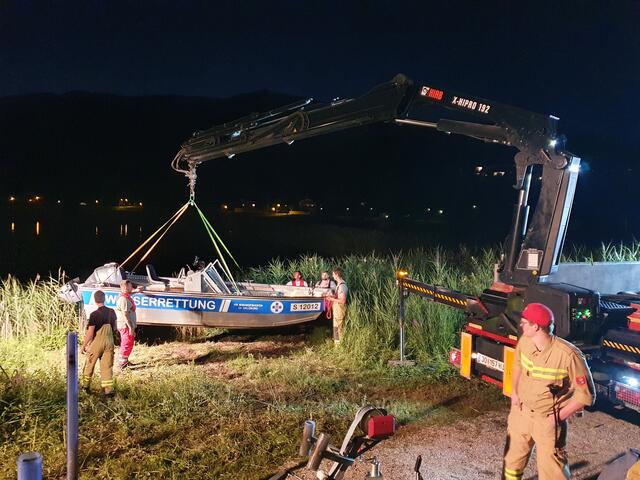 Vermisstensuche im Goldeggersee | Foto: Wasserrettung