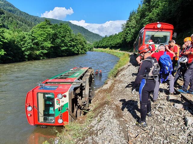 Zugunfall im Lungau | Foto: Wasserrettung
