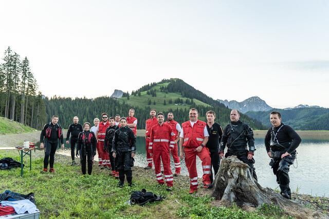 Übungsabend auf 1500m Seehöhe in Werfenweng | Foto: Wasserrettung