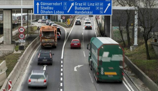 Seit 2019 hält die Luftqualität in Wien die EU-Grenzwerte ein.  | Foto: Symbolfoto: Asfinag