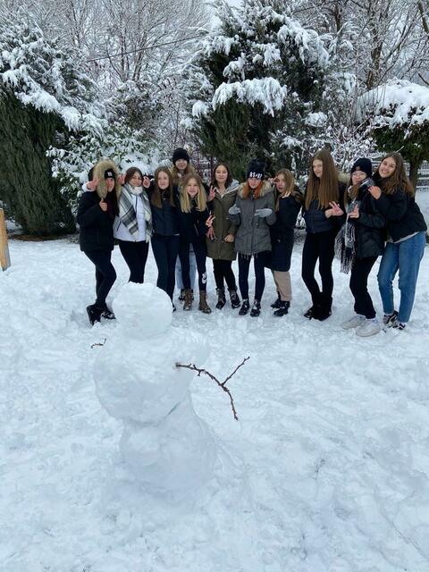 Die Schüler der Fachschule Maria Lankowitz sind mit Begeisterung beim Projekt "Fit fürs Leben" dabei.