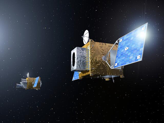 So sieht die neue Generation europäischer Wettersatelliten aus.