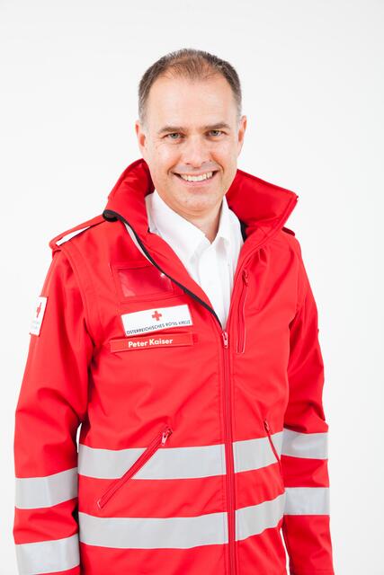 Peter Kaiser, Rotes Kreuz Generalsekretär Stellvertretung.