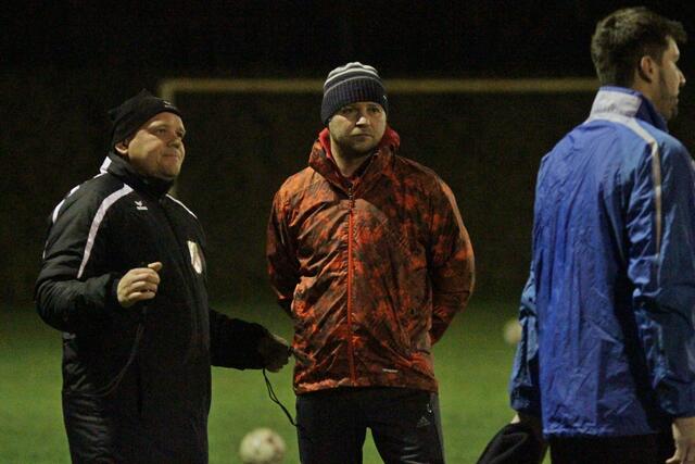 Quo vadis, Perg? TR Jürgen Prandstätter und Co Matthias Wahl bei ihrem ersten Machland-Training.