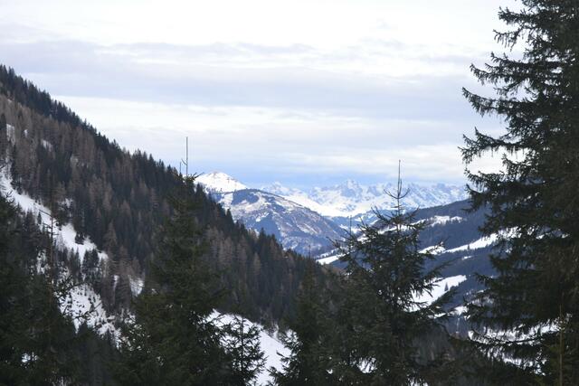 Blick talauswärts zum Hochkönig