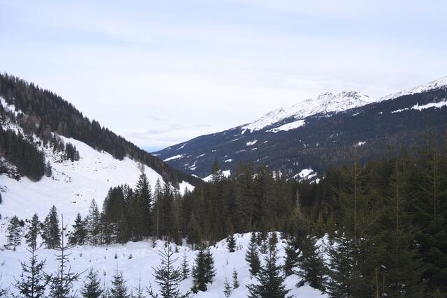 Blick zurück ins Tal