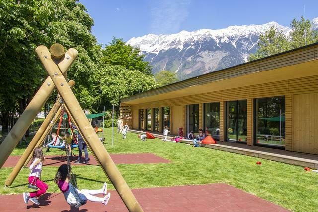 Kindergarten Schützenstraße in ökologischer Holzbauweise