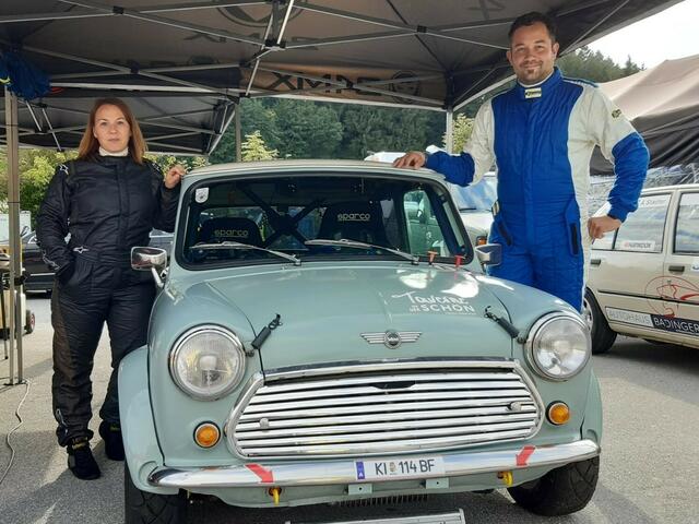 Cornelia Reitberger und Philipp Hauer am Salzburgring | Foto: Elisabeth Wimmer