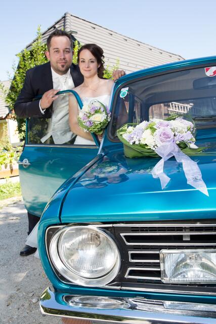 Mit dem Mini zur Hochzeit