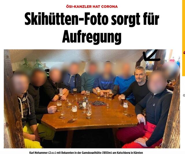 So berichtet die deutsche "Bild"-Zeitung vom Kanzleraufenhalt am Katschberg. | Foto: Screenshot/Bild/MeinBezirk.at