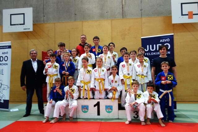 Äußerst erfolgreich präsentierten sich auch die talentiertesten Nachwuchskämpfer des Judoclubs Wolfsberg beim letzten großen Schülerturnier im Kärntner Feldkirchen. | Foto: Judoclub Wolfsberg