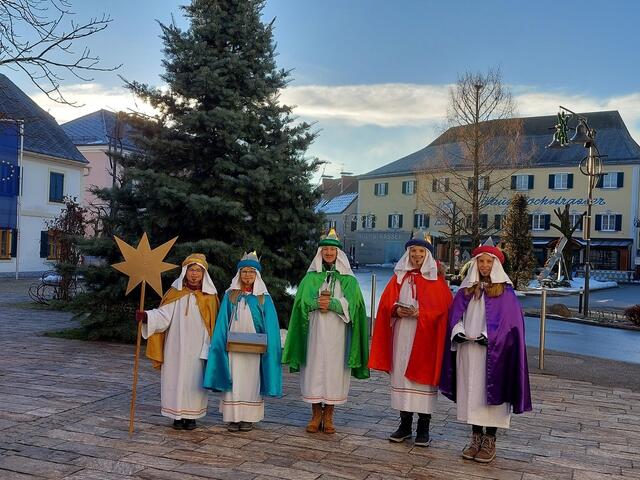 In der ganzen Marktgemeinde Mooskirchen waren die Sternsinger unterwegs.
