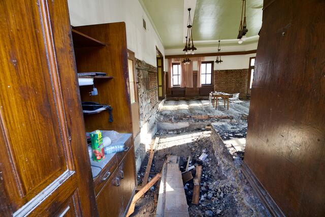 Was vom Gasthaus übriggeblieben ist.