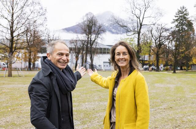 Zogen Bilanz zum Winterfest 2021: Julia Eder und David Dimitri. | Foto: Erika Mayer
