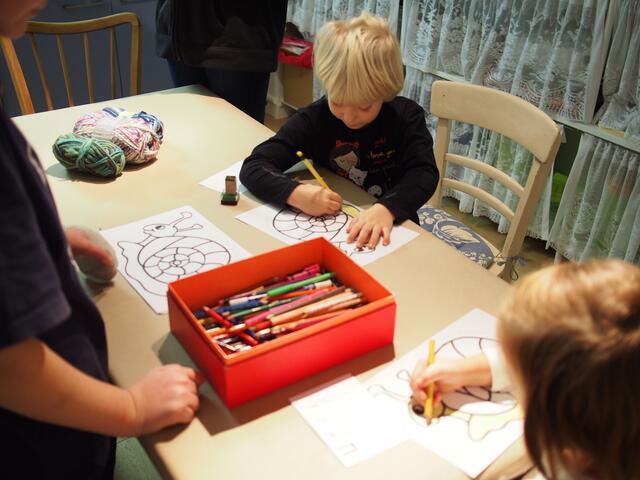 Eine der Stationen - hier brauchte es viel Geduld