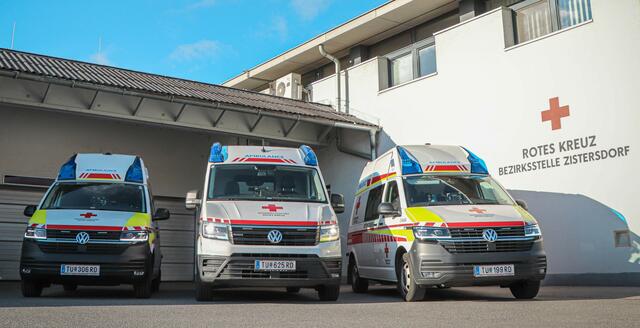RTW Fuhrpark Rotes Kreuz Zistersdorf
 | Foto: Rotes Kreuz Zistersdorf/Göschl