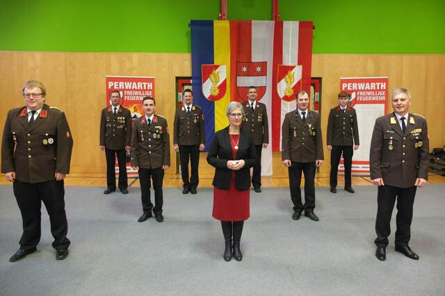 Mitgliederversammlung der Feuerwehr Perwarth mit Wahl in Randegg