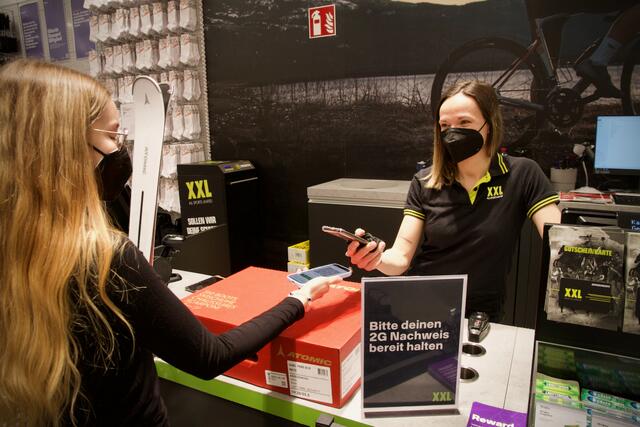 Marina Gasser von XXL-Sports bleibt stets freundlich.
