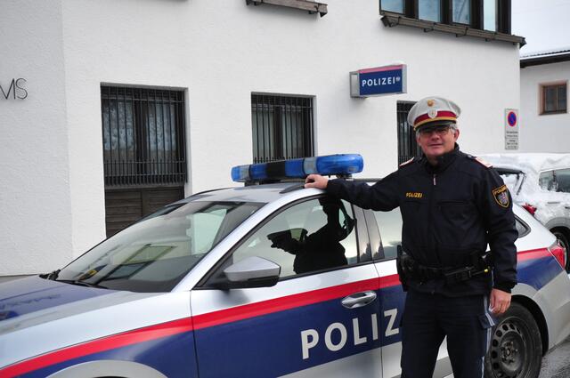Jakob Annewanter ist Kommandant der Poiizeiinspektion Axams und Sicherheitsbeauftragter in der Region.