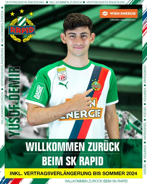 Rapid und Demir haben gut lachen. Die Rückkehr ist perfekt!