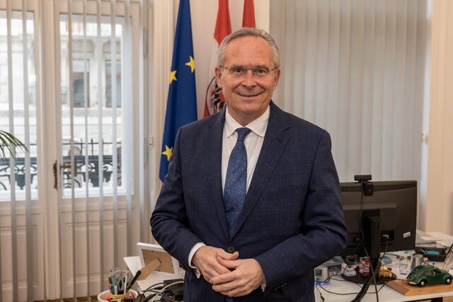 Karl Mahrer setzt auf eine Politik mit Herz und Verstand. | Foto: Markus Spitzauer